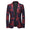 Tailored Fit Notched Single Breasted One-button Vintage Checkered Men's Blazer Jacket