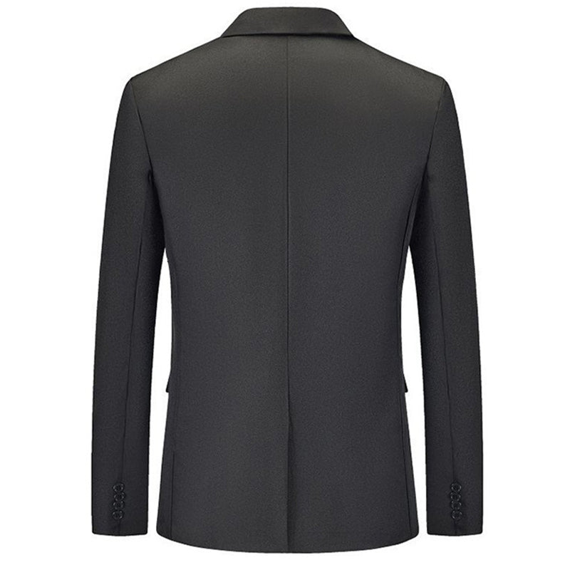 Tailored Fit Notched Single Breasted One-button Minimalist Men&