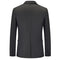 Tailored Fit Notched Single Breasted One-button Minimalist Men's Formal Jacket