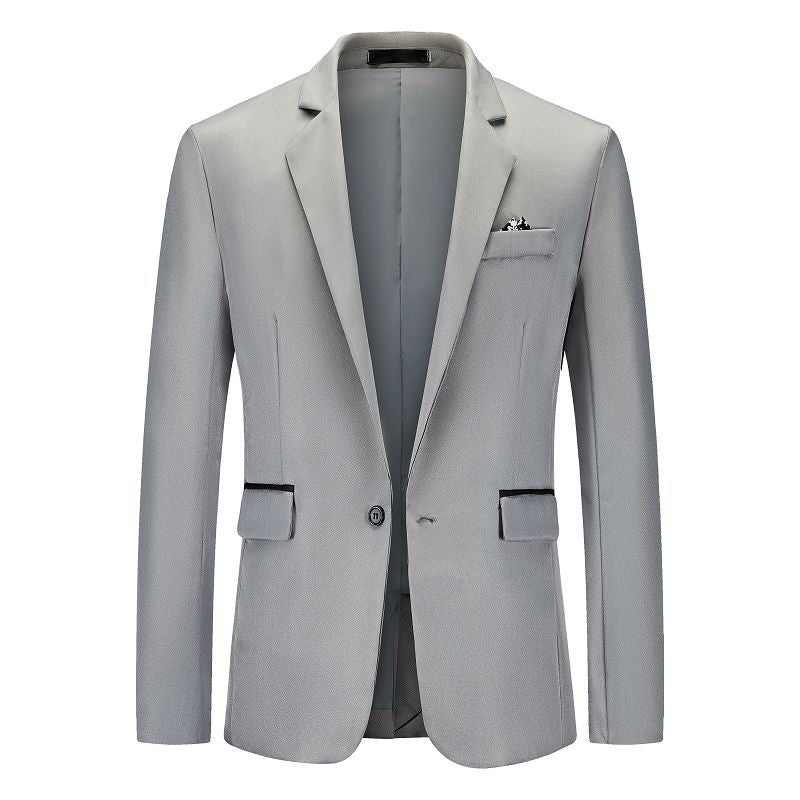 Tailored Fit Notched Single Breasted One-button Minimalist Men&