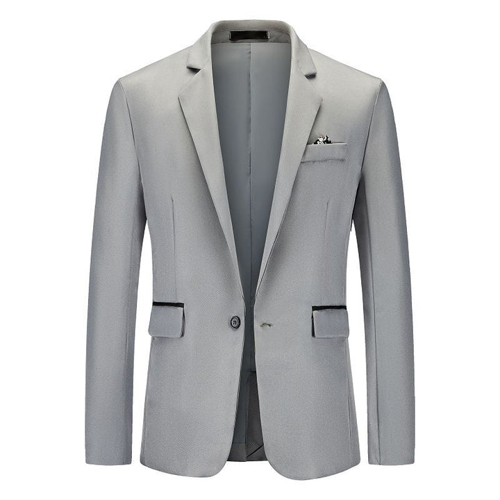 Tailored Fit Notched Single Breasted One-button Minimalist Men&