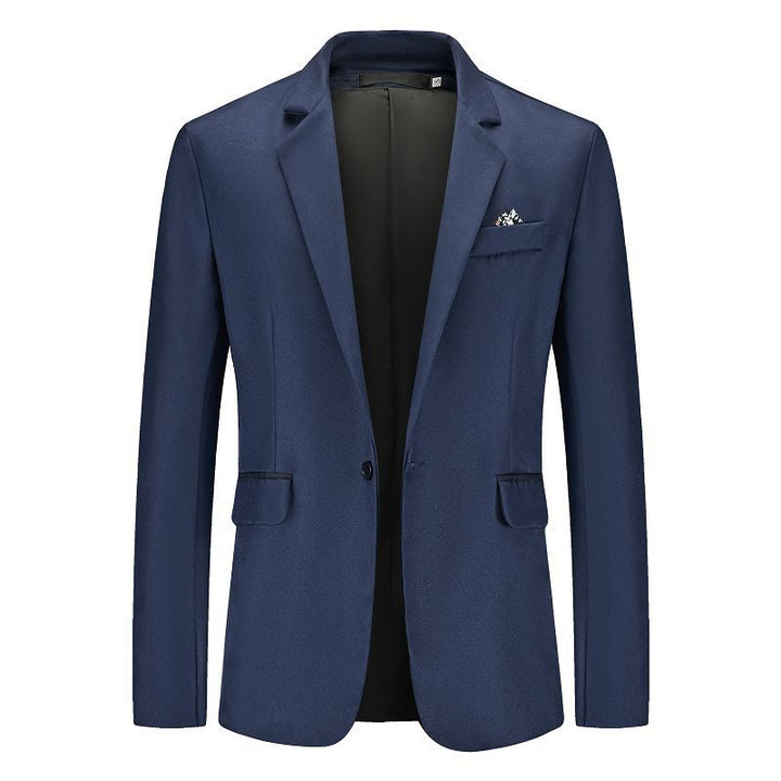 Tailored Fit Notched Single Breasted One-button Minimalist Men&