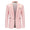 Tailored Fit Notched Single Breasted One-button Minimalist Men's Formal Jacket