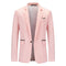 Tailored Fit Notched Single Breasted One-button Minimalist Men's Formal Jacket