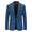 Tailored Fit Notched Single Breasted One-button Minimalist Men's Formal Jacket