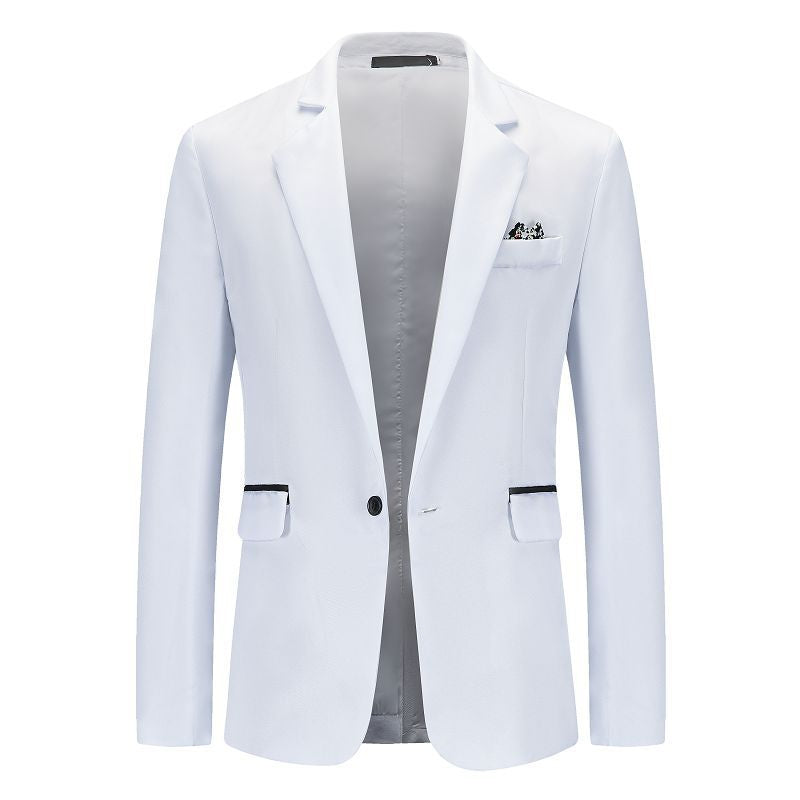 Tailored Fit Notched Single Breasted One-button Minimalist Men&