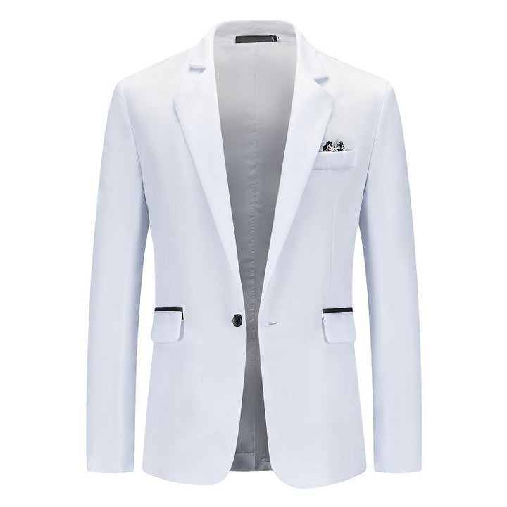 Tailored Fit Notched Single Breasted One-button Minimalist Men&
