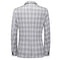 Tailored Fit Notched Lapel Single Breasted One-button Checked Men's Classical Jacket