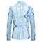 Tailored Fit Notch Single Breasted One-button Printed Wave Men's Jacket