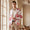 Tailored Fit Notch Single Breasted One-Button Printed Rose Men's Party Jacket