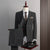 Tailored Fit Peaked Lapel Double Breasted Four-buttons 3 Pieces Men's Formal Suits