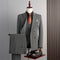 Tailored Fit Peaked Lapel Double Breasted Four-buttons 3 Pieces Men's Formal Suits