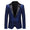 Tailored Fit Peaked Lapel Single Breasted One-Button Sequin Men's Party Jacket