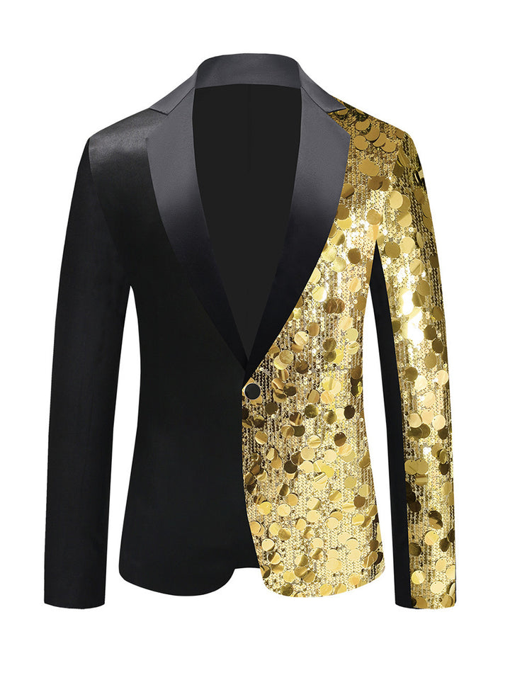 Tailored Fit Notched Lapel Single Breasted One-Button Men&