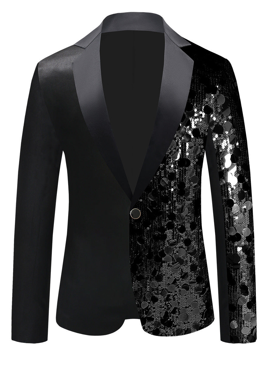 Tailored Fit Notched Lapel Single Breasted One-Button Men&