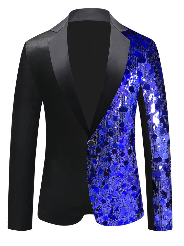Tailored Fit Notched Lapel Single Breasted One-Button Men&