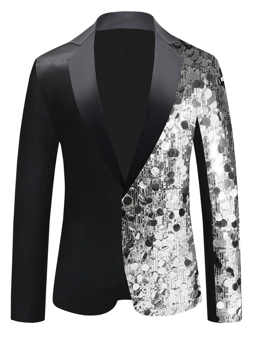 Tailored Fit Notched Lapel Single Breasted One-Button Men&