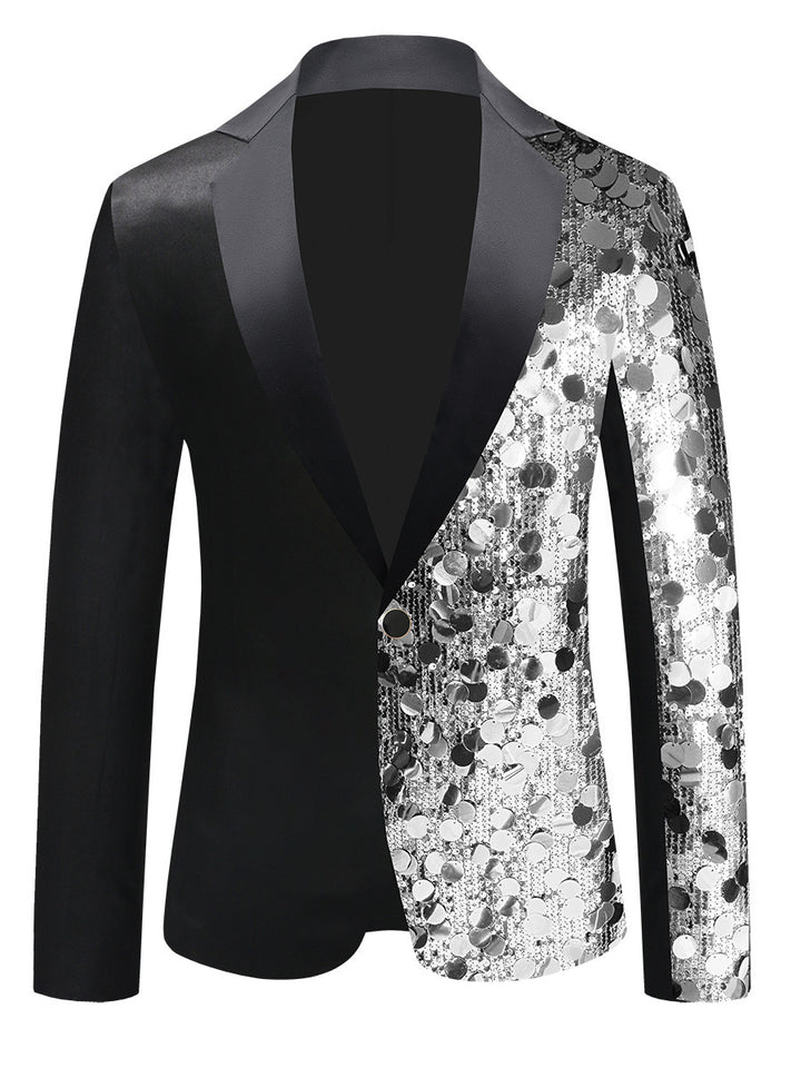 Tailored Fit Notched Lapel Single Breasted One-Button Men&