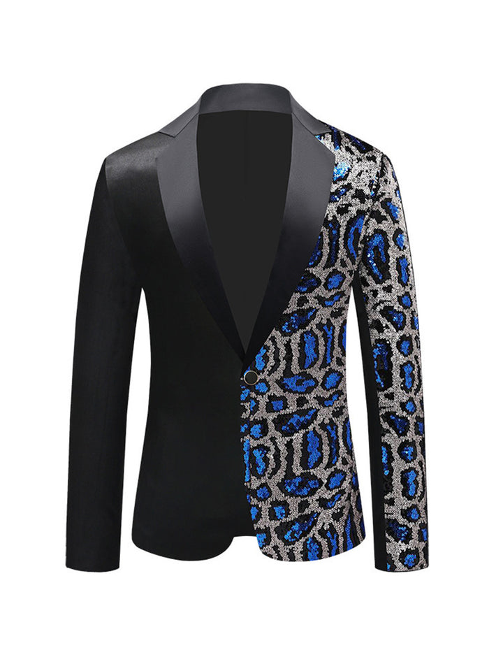 Tailored Fit Chic Notched Lapel Single Breasted One-Button Men&