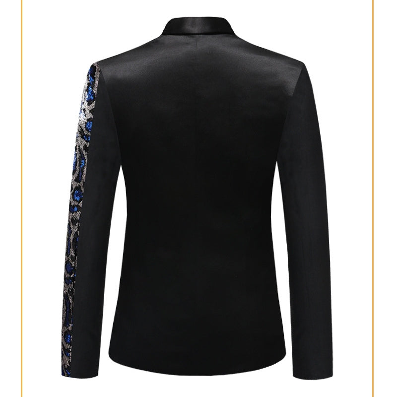 Tailored Fit Chic Notched Lapel Single Breasted One-Button Men&