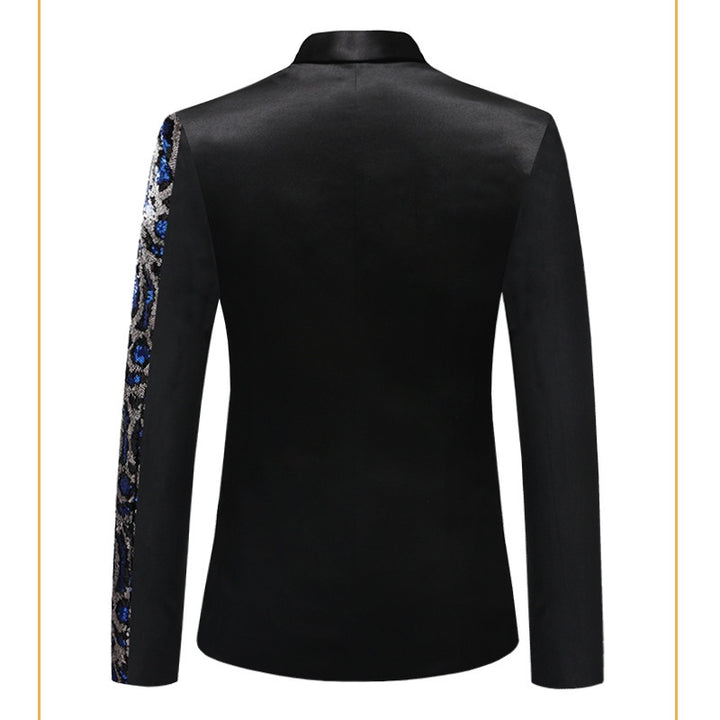 Tailored Fit Chic Notched Lapel Single Breasted One-Button Men&