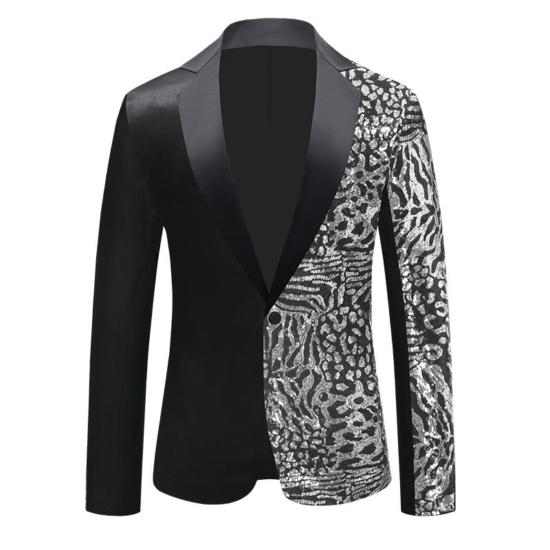 Tailored Fit Chic Notched Lapel Single Breasted One-Button Men&
