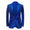 Tailored Fit Shawl Lapel Single Breasted One-Button Men's Party Jacket with Sequins Appliques