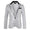 Tailored Fit Peaked Lapel Single Breasted One-Button Sequin Men's Party Jacket with Pockets