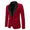 Tailored Fit Peaked Lapel Single Breasted One-Button Diamond Pattern Men's Party Jacket