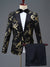 Tailored Fit Peaked Lapel Single Breasted One-Button 2 Pieces Men's Party Suits