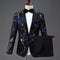 Tailored Fit Peaked Lapel Single Breasted One-Button 2 Pieces Men's Party Suits