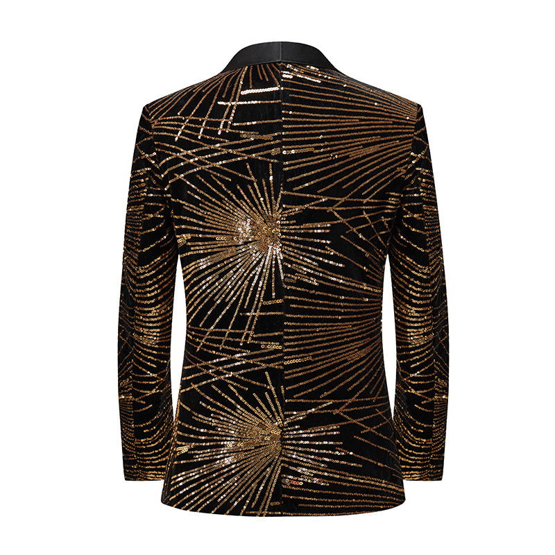 Tailored Fit Notched Lapel Single Breasted One-Button Men&