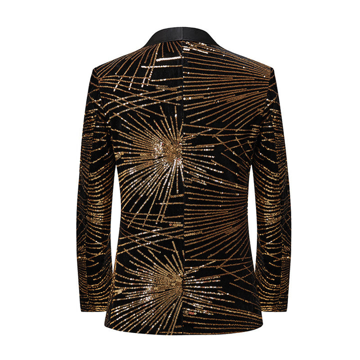 Tailored Fit Notched Lapel Single Breasted One-Button Men&