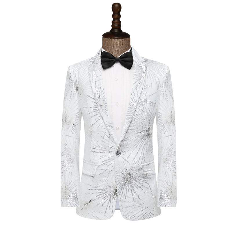 Tailored Fit Notched Lapel Single Breasted One-Button Men&