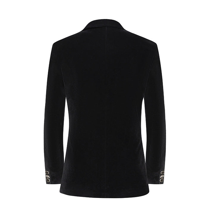 Tailored Fit Peaked Lapel Single Breasted One-Button 2 Pieces Men&