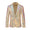 Tailored Fit Notched Lapel Single Breasted One-Button Sequin 2 Piece Men's Party Suits