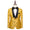 Tailored Fit Shawl Lapel Single Breasted One-Button Embroidery 2 Piece Men's Party Suits