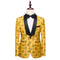 Tailored Fit Shawl Lapel Single Breasted One-Button Embroidery 2 Piece Men's Party Suits