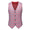 Tailored Fit Notched Lapel Single Breasted One-Button Grid 3 Piece Men's Party Suits