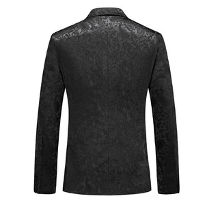 Tailored Fit Peaked Lapel Double Breasted Six-Buttons 2 Piece Men's Party Suits