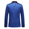 Tailored Fit Shawl Lapel Single Breasted One-Button Jacquard 2 Piece Men's Party Suits