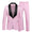 Tailored Fit Shawl Lapel Single Breasted One-Button Jacquard 2 Piece Men's Party Suits