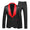 Tailored Fit Shawl Lapel Single Breasted One-Button Jacquard 2 Piece Men's Party Suits