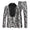 Tailored Fit Shawl Lapel Single Breasted One-Button Jacquard 2 Piece Men's Party Suits