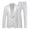 Tailored Fit Shawl Lapel Single Breasted One-Button Jacquard 2 Piece Men's Party Suits