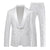 Tailored Fit Shawl Lapel Single Breasted One-Button Jacquard 2 Piece Men's Party Suits