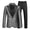 Tailored Fit Peaked Lapel Single Breasted One-Button Embroidery 2 Piece Men's Party Suits