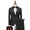Tailored Fit Shawl Lapel Single Breasted One-Button Floral 2 Piece Men's Party Suits