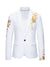 Tailored Fit Notched Lapel Single Breasted One-Button Floral Printed Men's Party Jacket