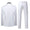 Tailored Fit Notched Lapel Single Breasted Two-Buttons 3 Piece Men's Party Suits